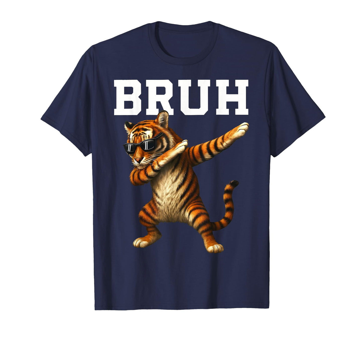 Vintage Bruh Game Day Funny Tigers Apparel for Men Women Kid T-Shirt