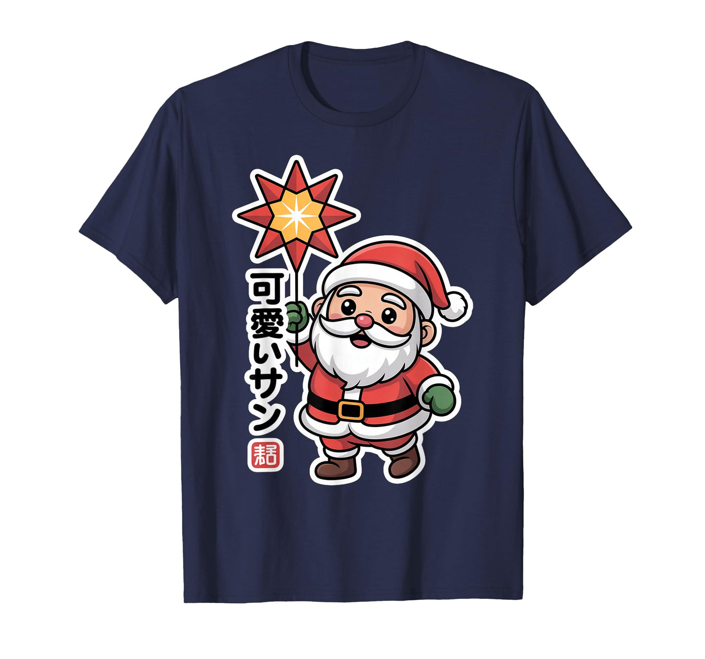 X-Mas Japanese Kawaii Santa T-Shirt