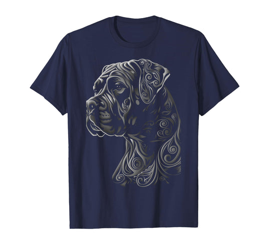 Cane Corso Dog Tribal Vintage Retro Graphic Men Women Kids T-Shirt