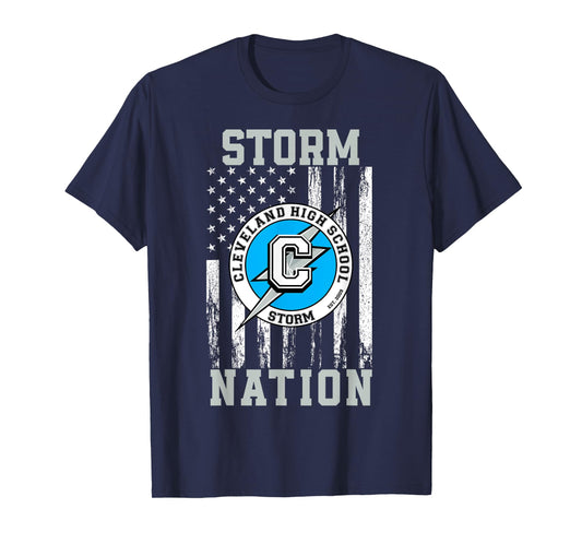 Cleveland Storm Logo Nation High School T-Shirt