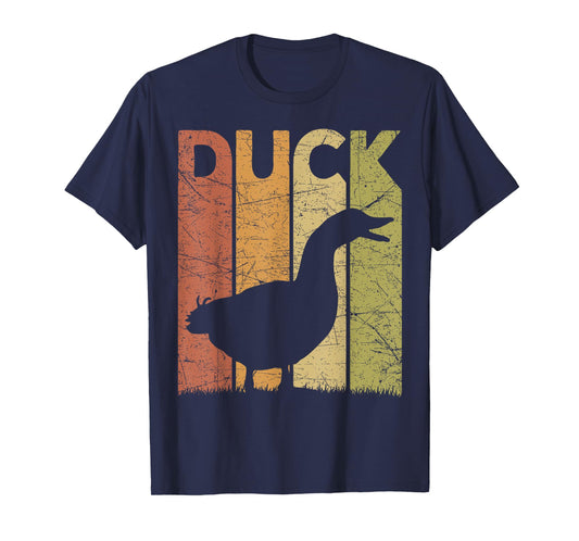 Duck Vintage Duck Farmer Retro Duck Lover T-Shirt