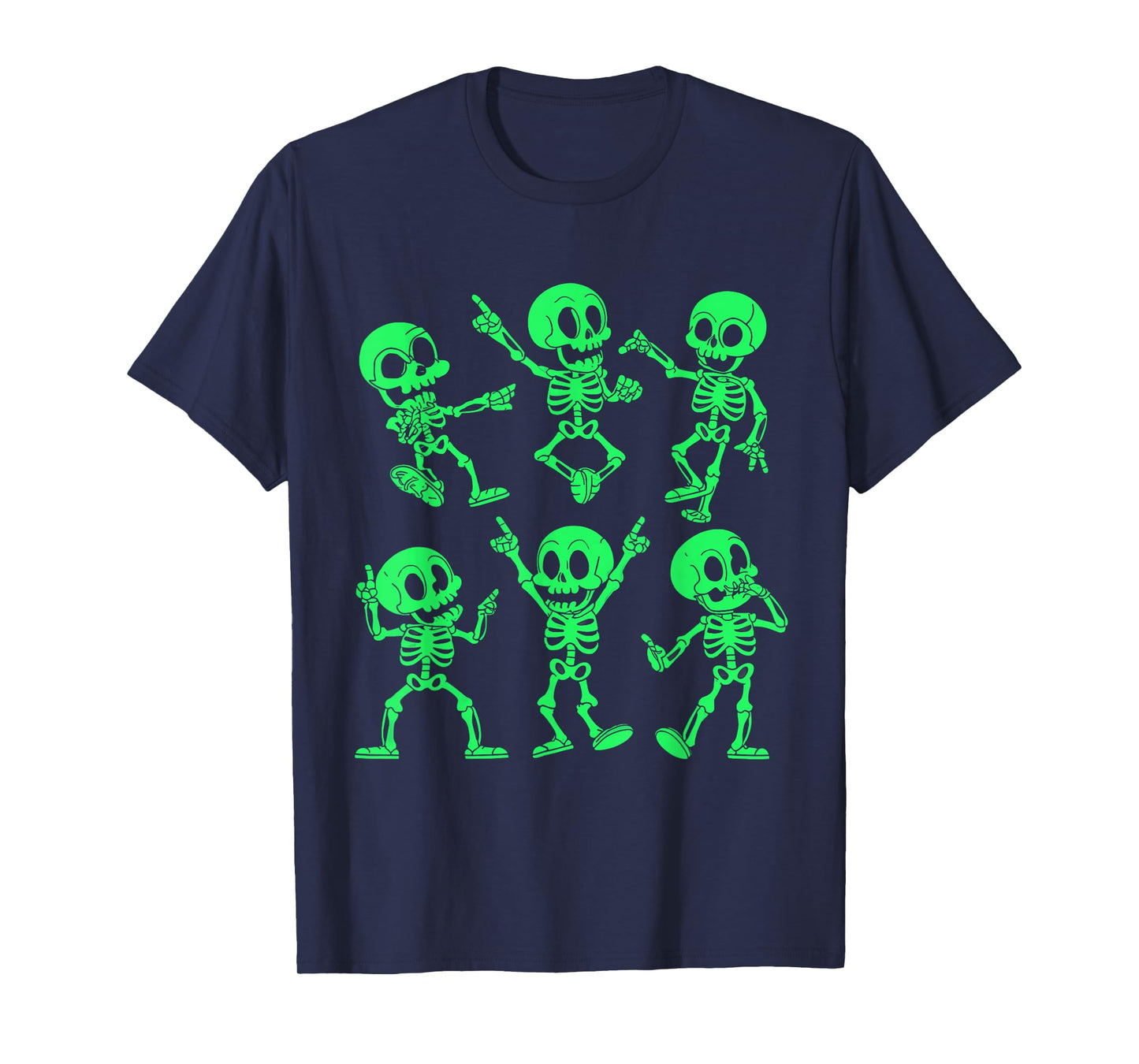 Dancing Skeletons Dance Challenge Girl Boys Kids Halloween T-Shirt