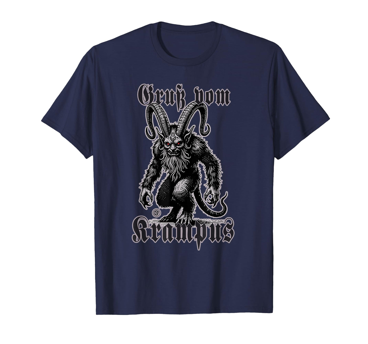 Greeting from Krampus Christmas Legend Figure T-Shirt