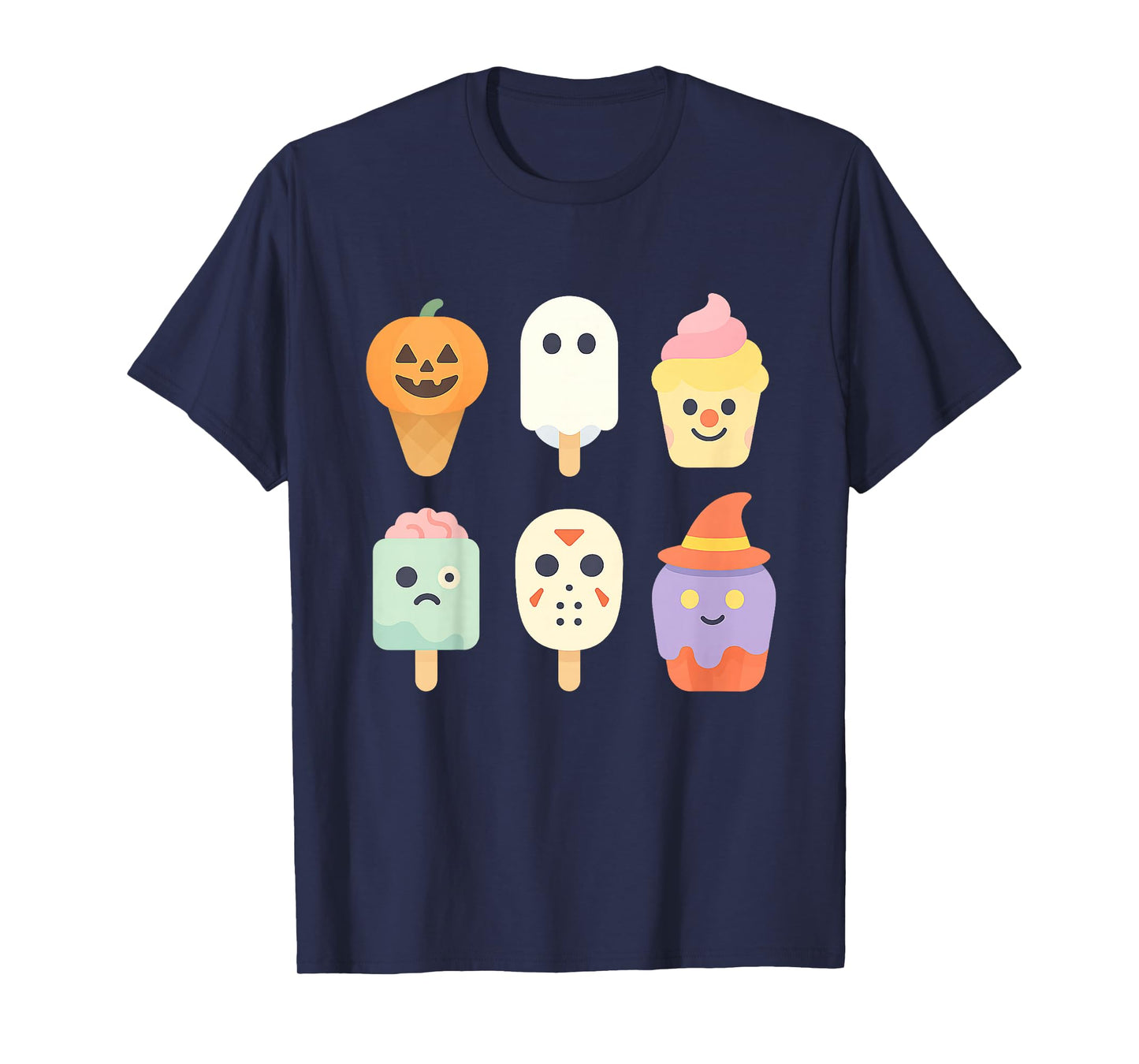 Kawaii Anime Halloween Sweet Monster Ice Cream Pops Candy T-Shirt
