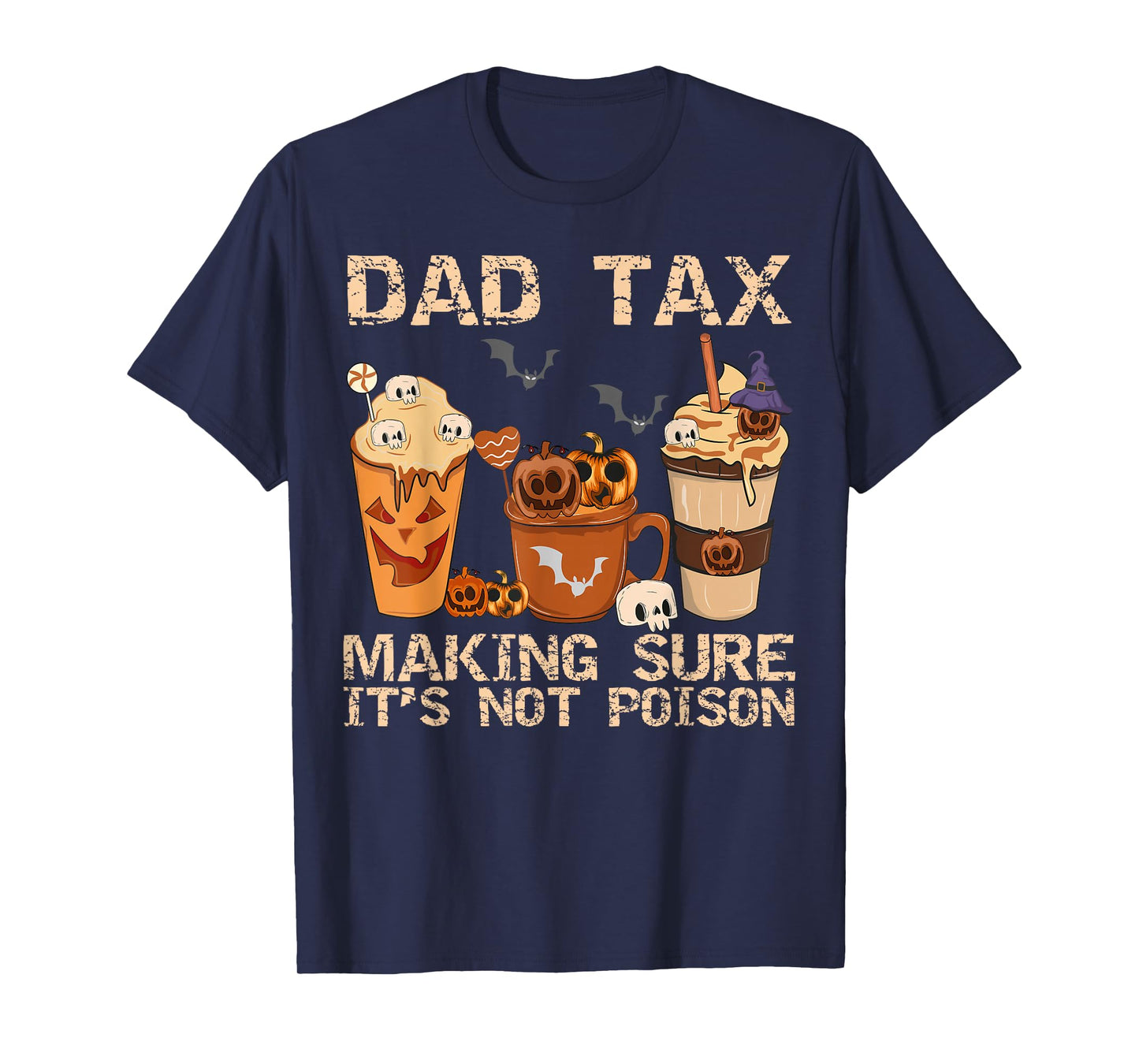 Funny Daddy Boo Halloween Family Matching Costume Ghost Dad T-Shirt