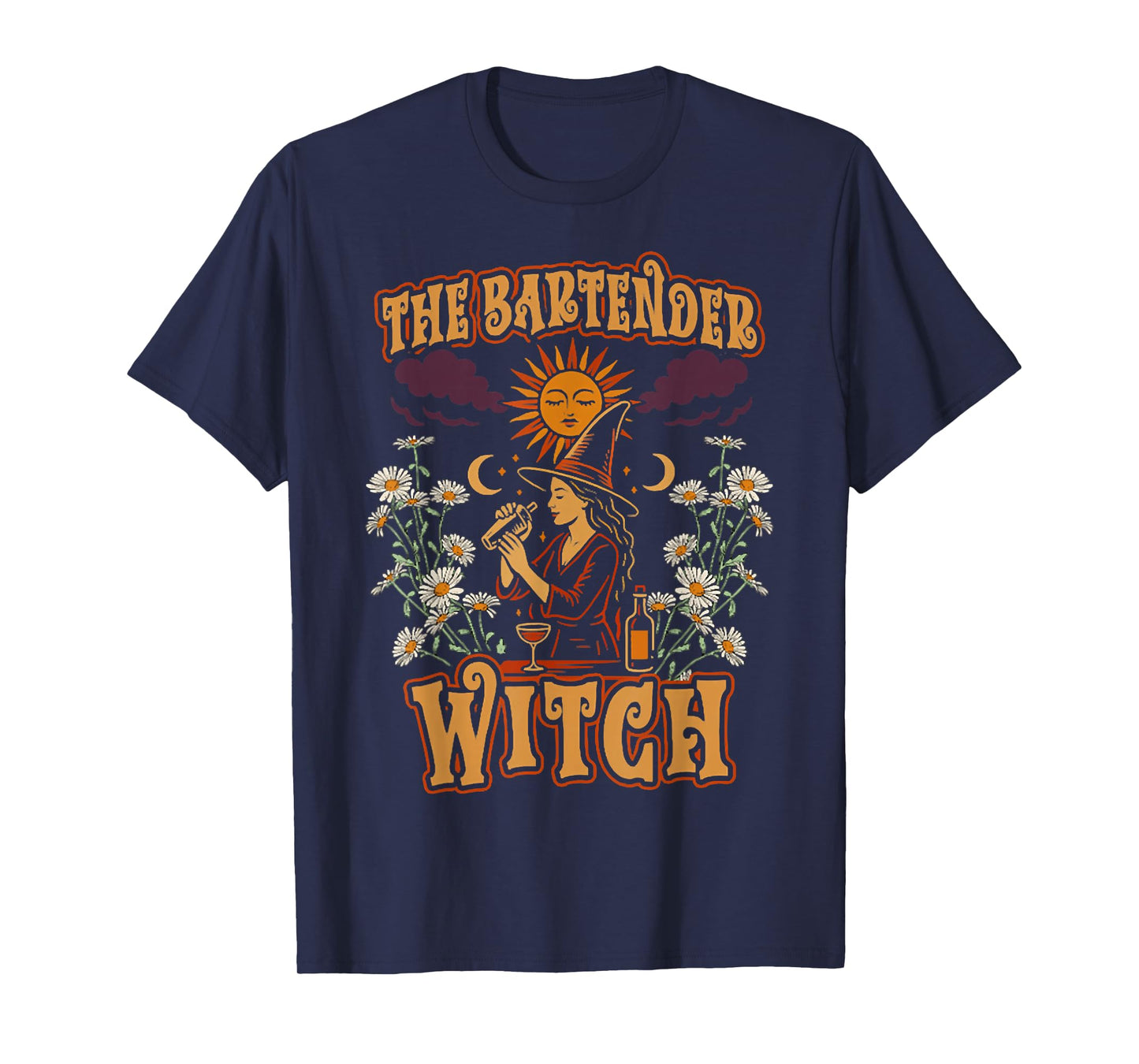 The Bartender Witch, Halloween Bartender, Spooky Season Tee T-Shirt