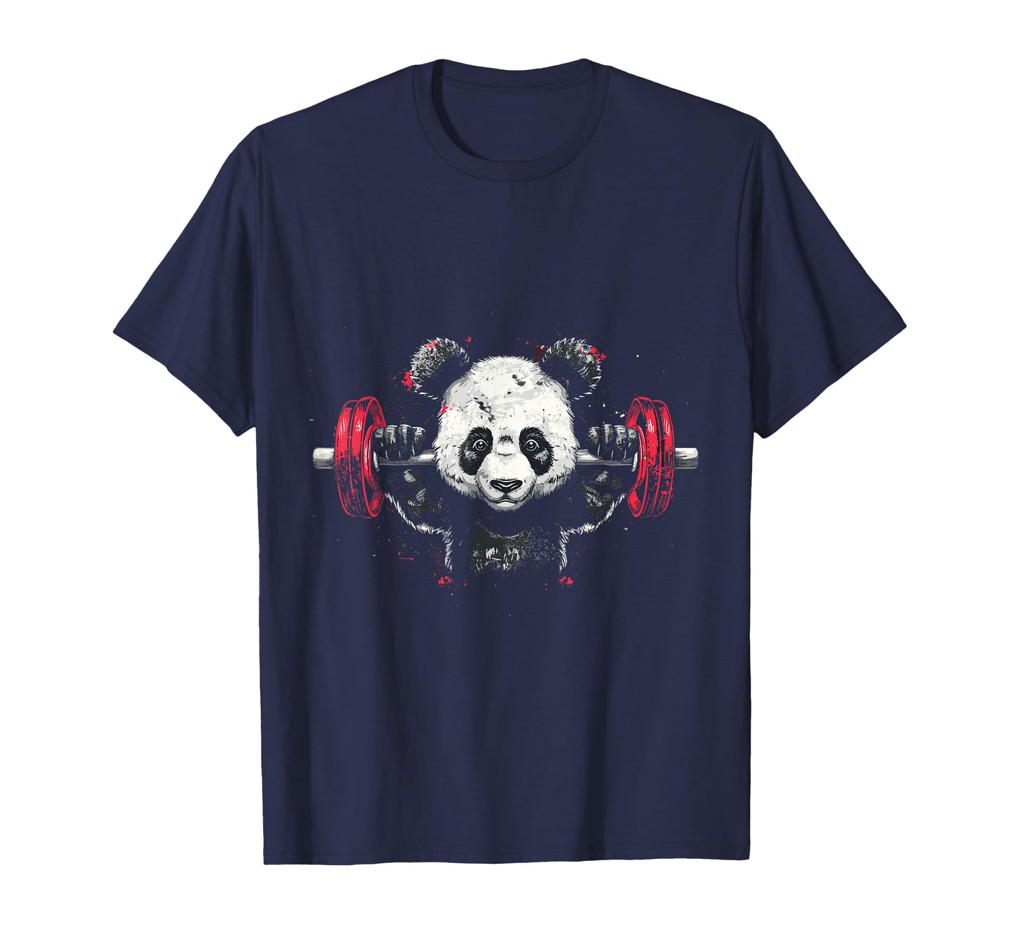 Panda Bear Deadlift, Weightlifting Gym Design T-Shirt