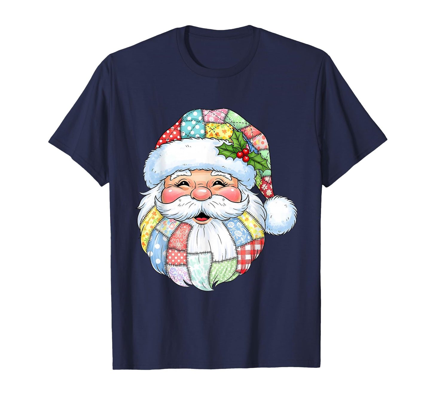 Vintage Retro Santa Claus Christmas Holiday Funny Merry Xmas T-Shirt