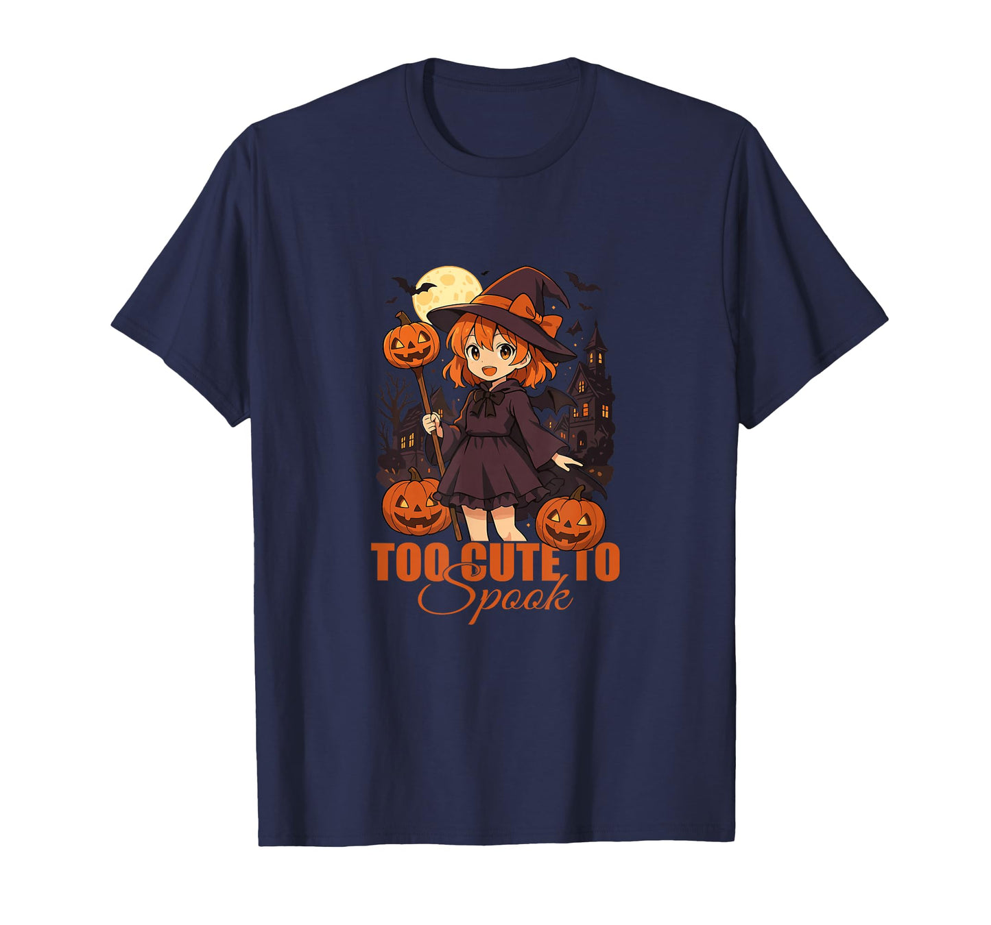 Too Cute Too spook Adorable Anime Witch T-Shirt