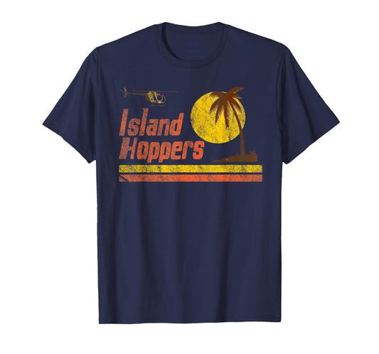 Magnum Island Retro Hoppers Sunset In PI T-Shirt
