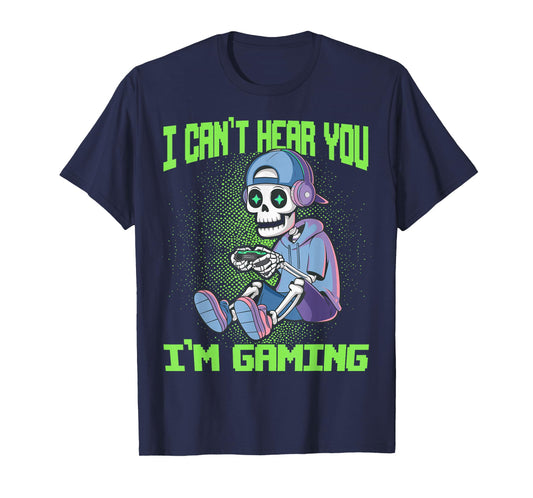 Gamer Skeleton Gaming Video Games T-Shirt