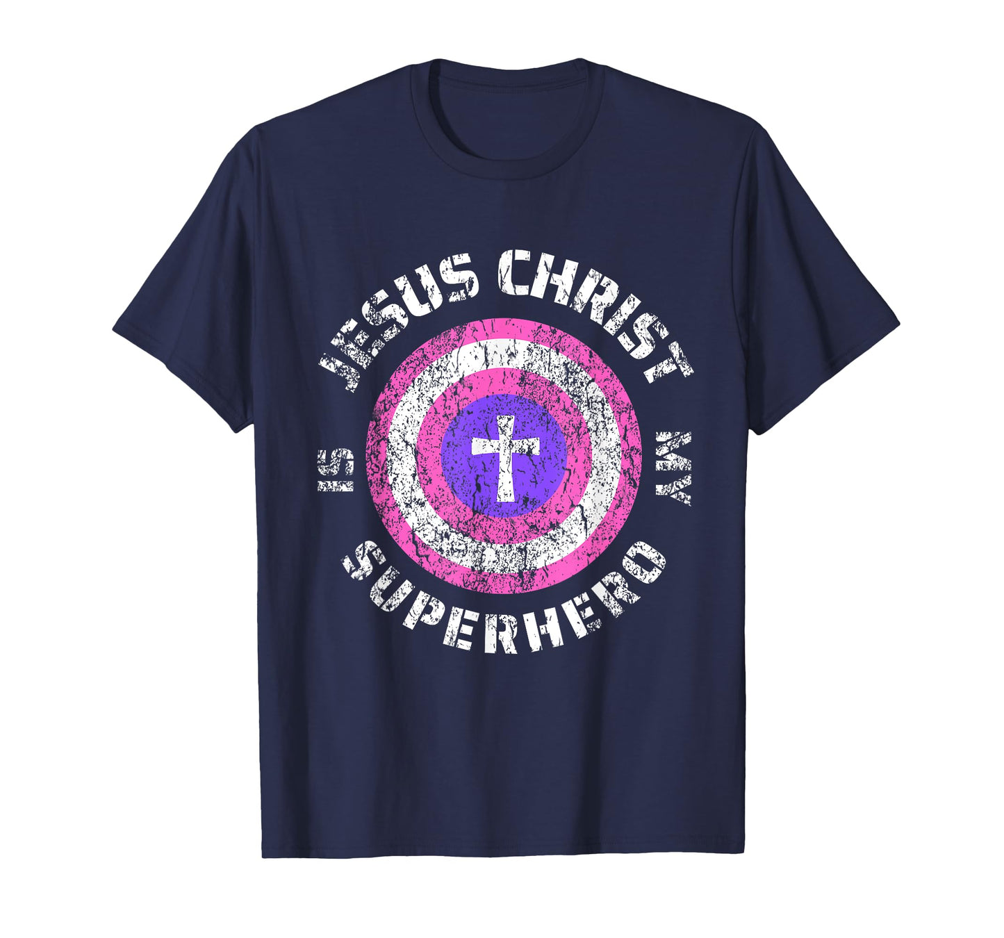 Jesus Christ Is My Superhero Jesus Kids Toddler Girls 5T 4T T-Shirt
