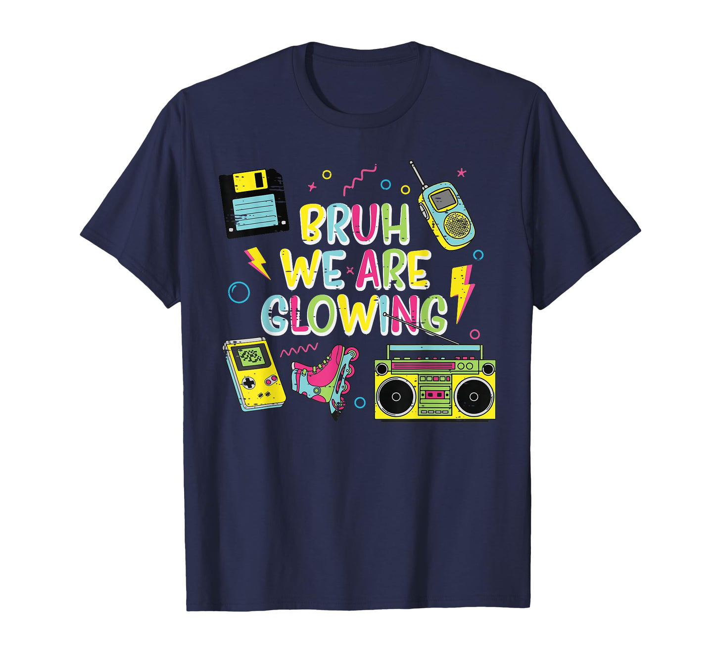 Bruh We are Retro 70s 80s 90s Meme Men Women Kids T-Shirt