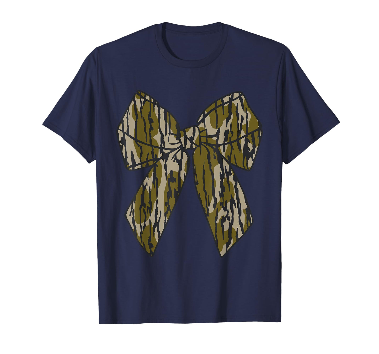 Bottomland Camo Bow Camo Coquette Bow Hunting Women Girls T-Shirt