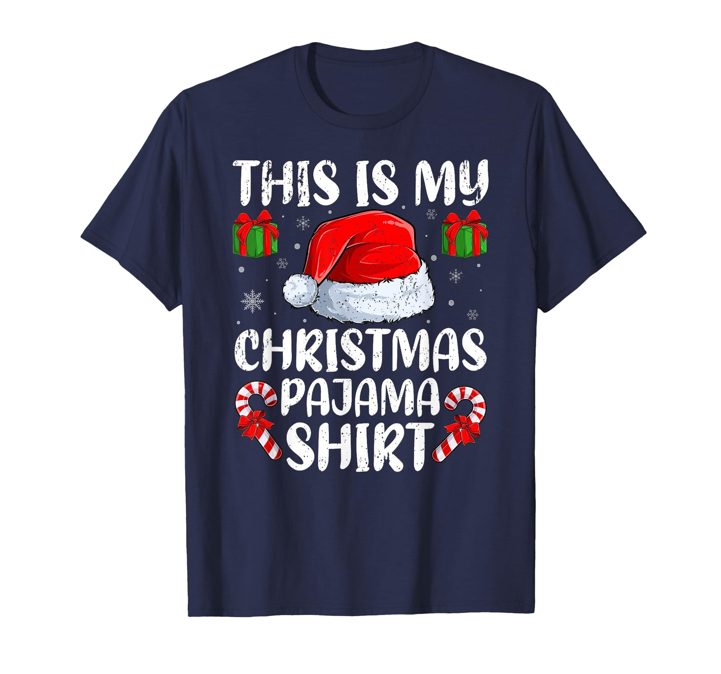 This is My Christmas Pajamas Santa Family Matching Xmas T-Shirt