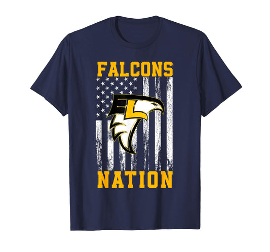 East Laurens Falcons Logo Nation HS T-Shirt