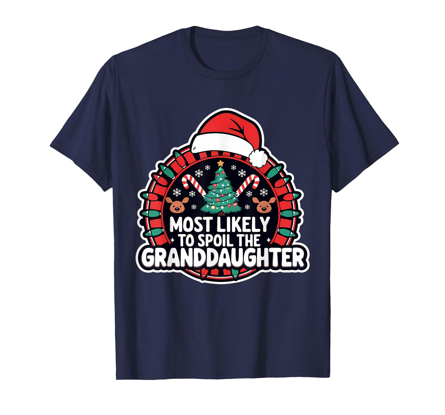 Most Likely to Spoil The Grandchildren Christmas Party T-Shirt