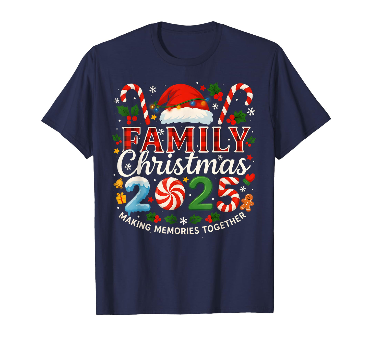 Matching Family Christmas 2025 Making Memories Together T-Shirt
