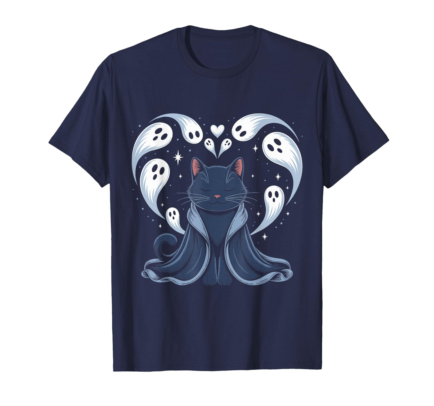 Cat Meme Wizard Spooky Fantasy Kitty T-Shirt