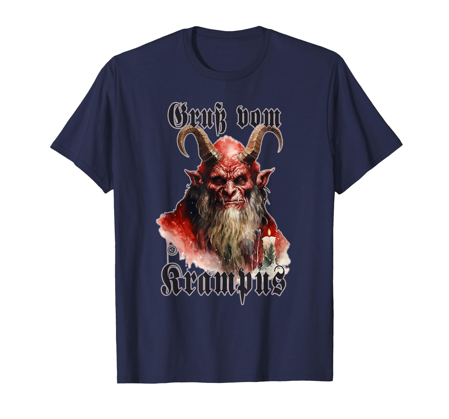 Greeting from Krampus Christmas Legend Figure T-Shirt