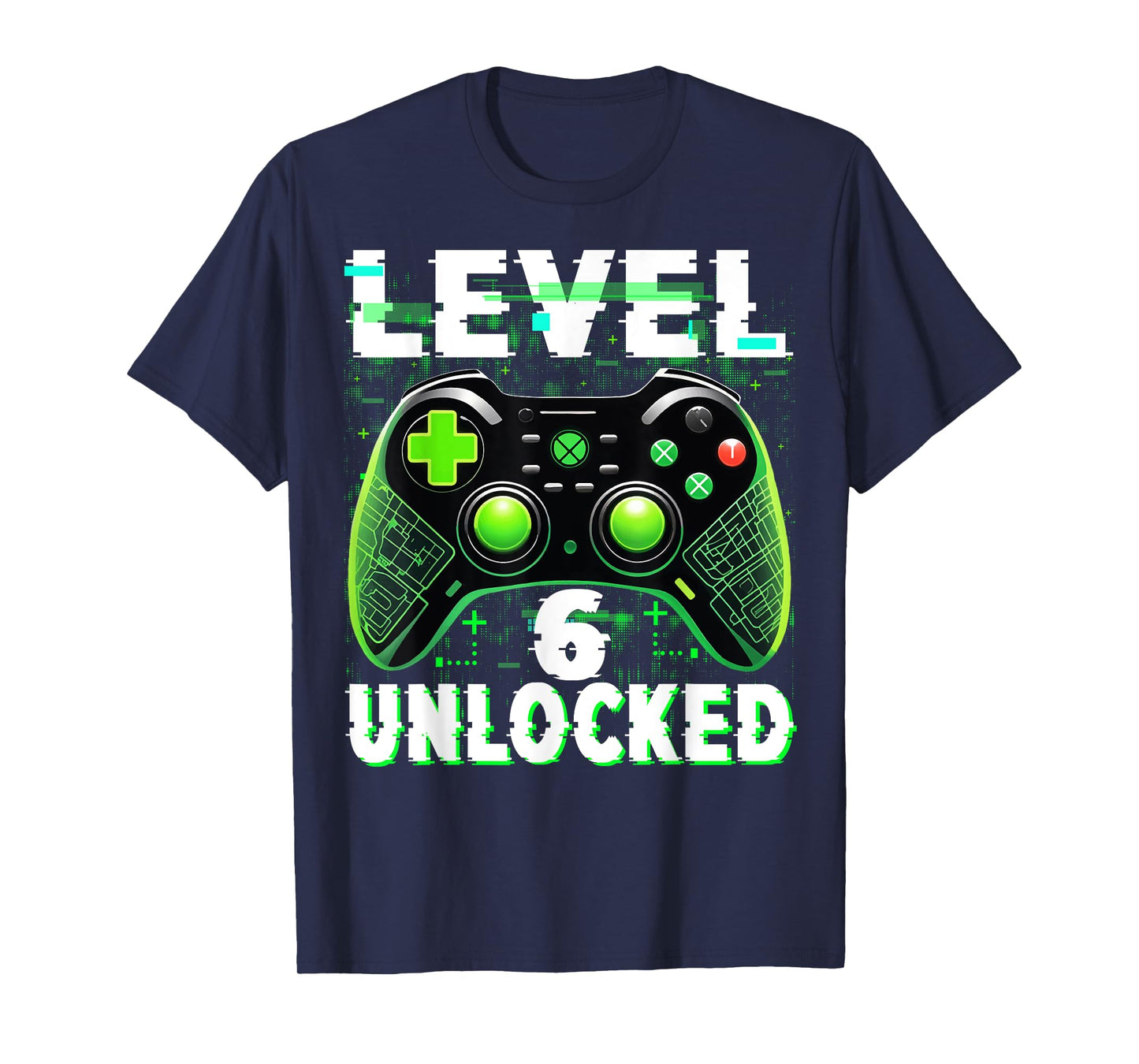 Level 6 Unlocked Shirt Funny Video Gamer Geek 6th Birthday T-Shirt