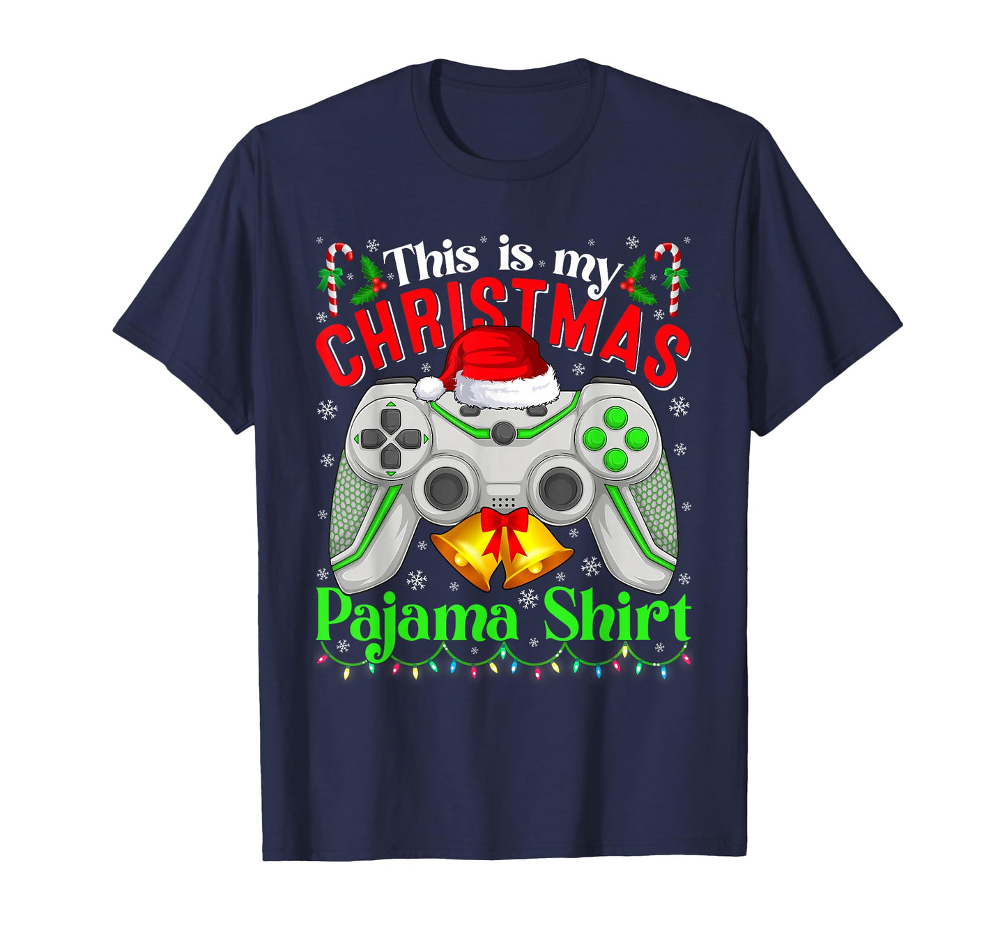 This is My Christmas Pajama Video Game Gamer Boys Teens Kids T-Shirt