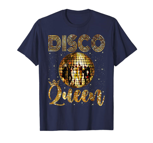 Disco Queen - 70's Disco Themed Vintage Seventies Costume T-Shirt