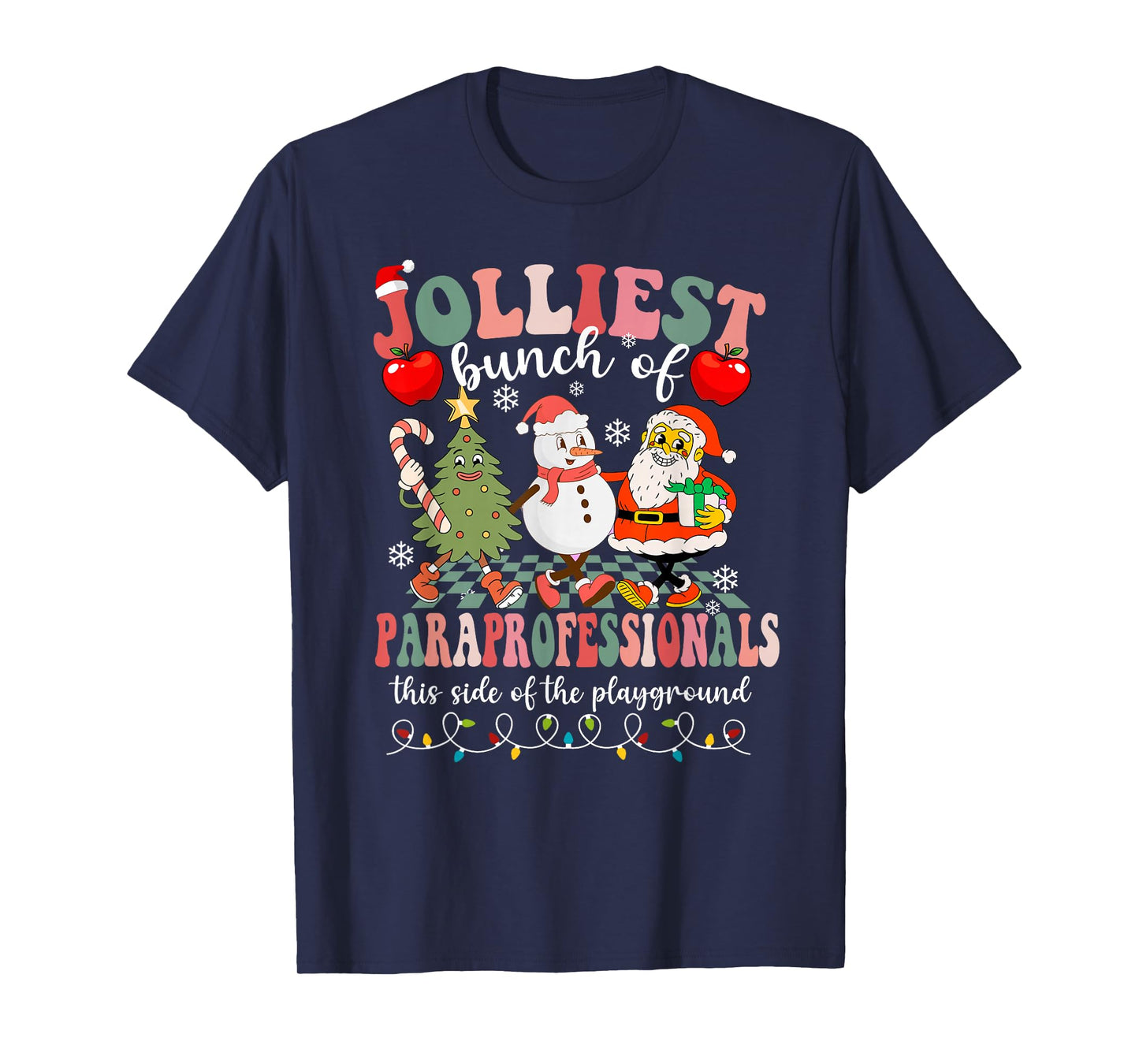 Jolliest Bunch of Paras This Side of The Playground Xmas T-Shirt
