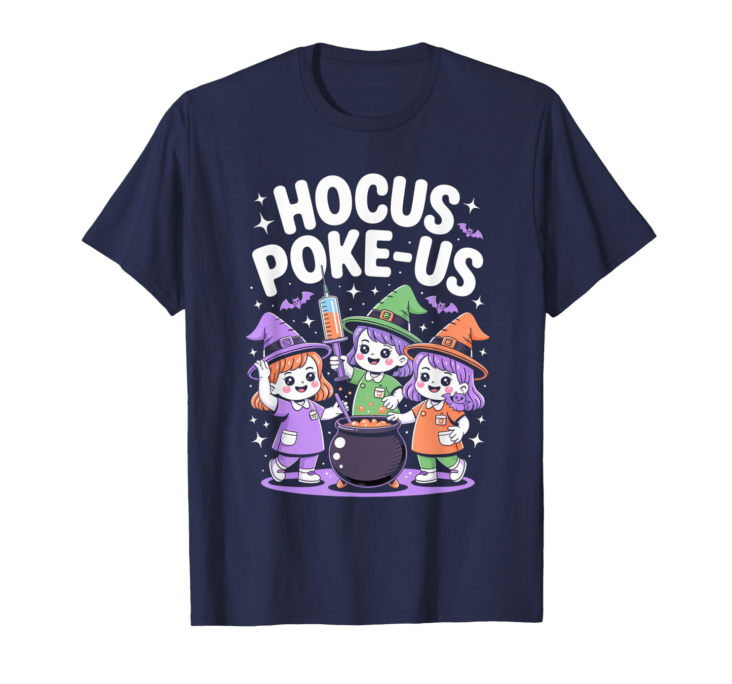 Hocus Poke-Us Nurse Witch Halloween Costume Humor T-Shirt