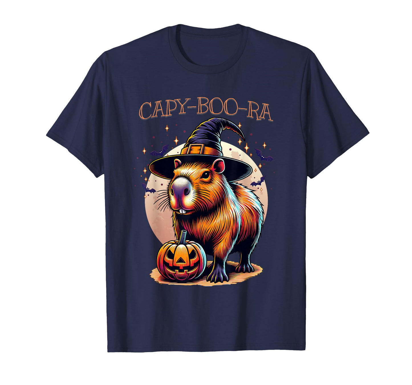 Capy-Boo-Ra Capybara Witch Halloween T-Shirt