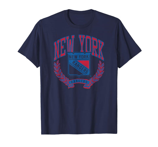 New York Rangers Vintage Victory White Officially Licensed T-Shirt