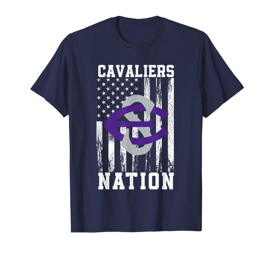 East Stroudsburg South Cavaliers Logo Nation HS T-Shirt