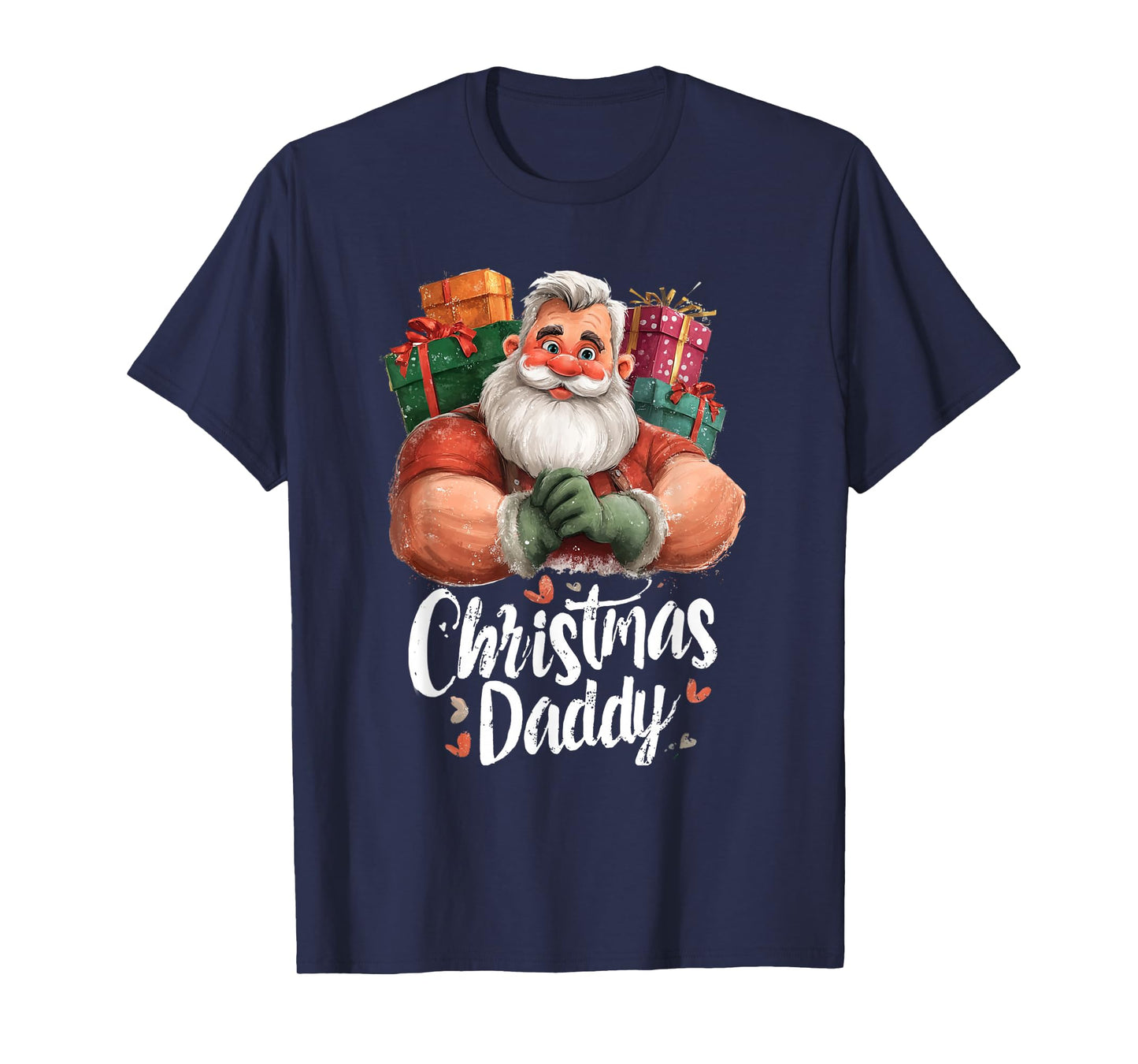 Christmas Daddy Thicc Buff Santa T-Shirt