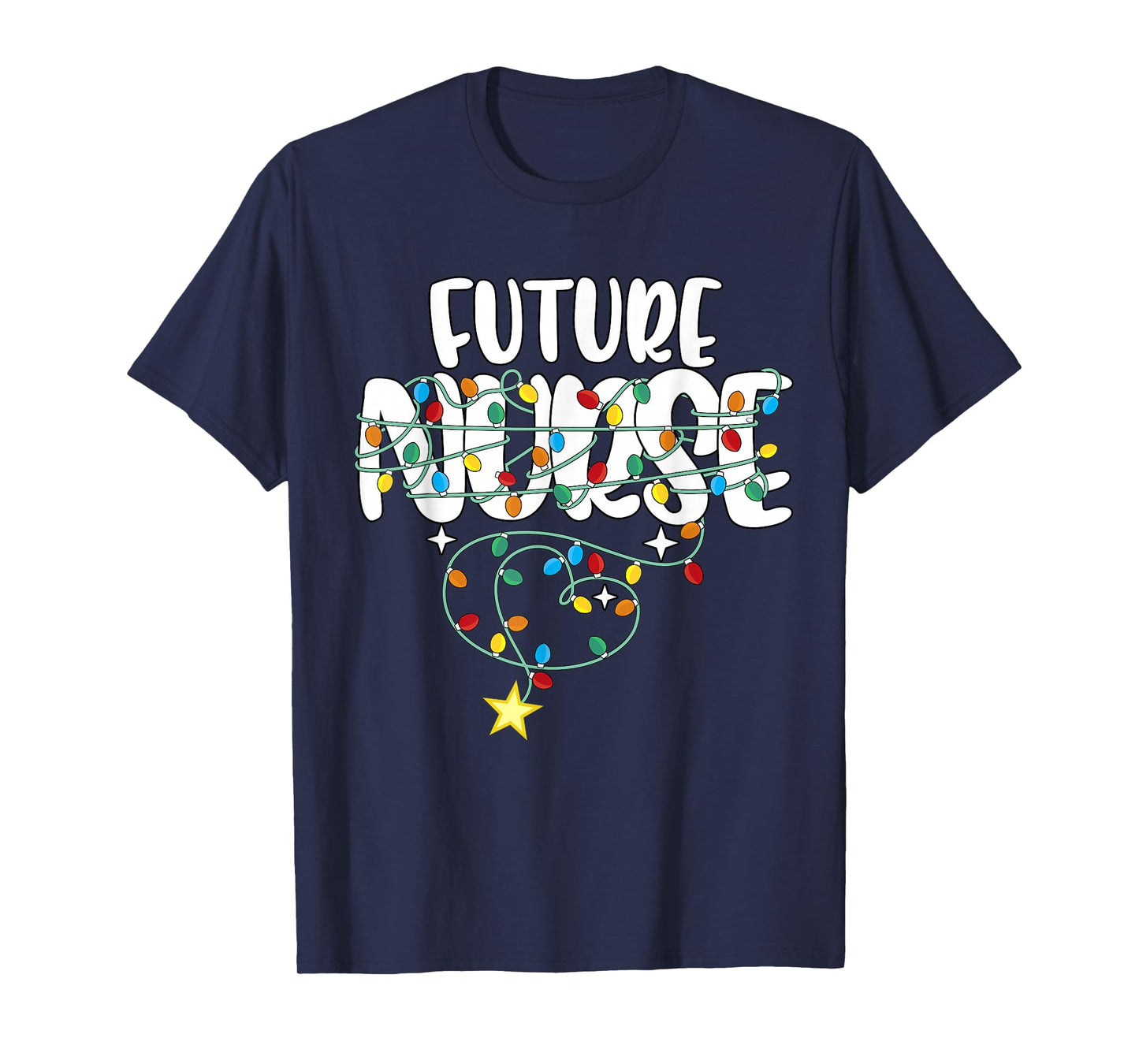 Funny Christmas Santa Future Nurse Squad Women Men T-Shirt