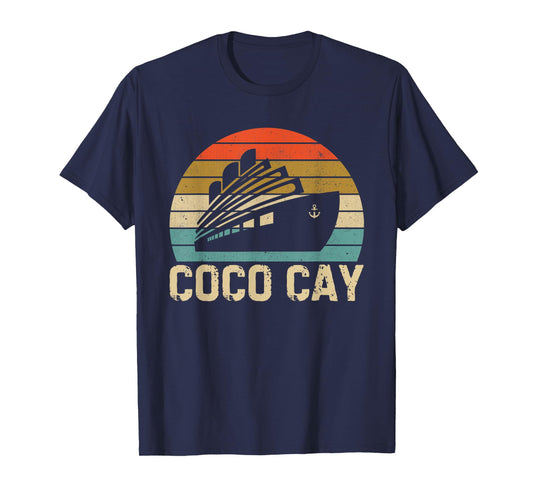 Coco Cay Bahamas Vintage Retro Souvenirs T-Shirt
