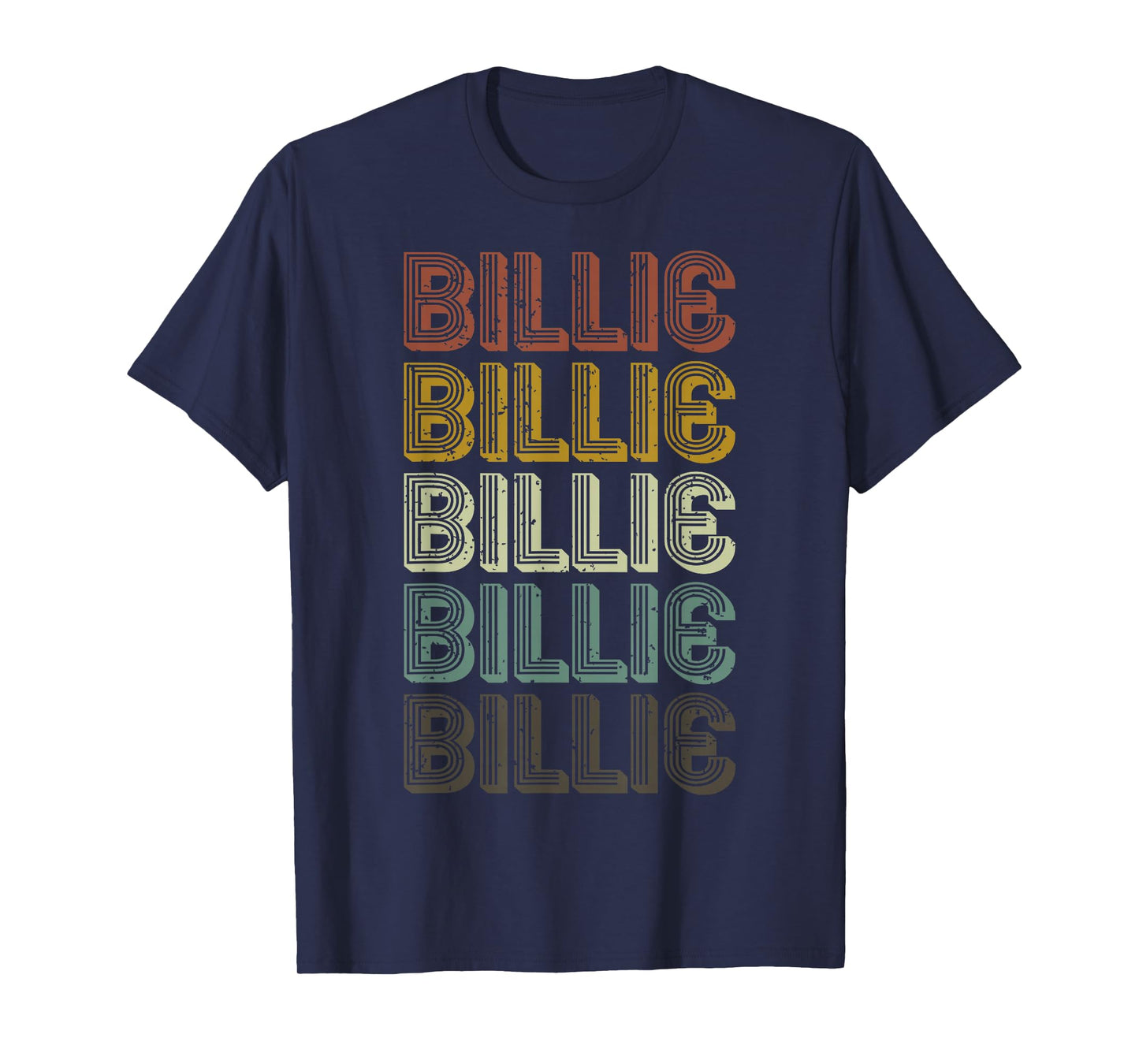 Retro Billie First Name Personalized Billie Groovy Vintage T-Shirt
