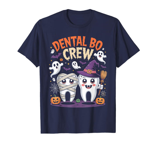 Dental Boo Crew Funny Dentist Hygienist Costume T-Shirt