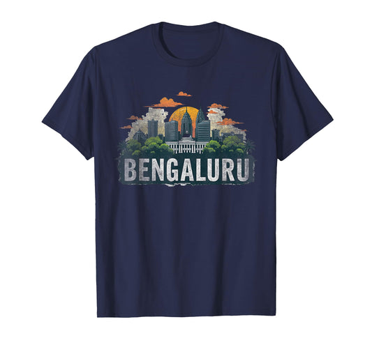 Retro Bengaluru Landscape Vintage Souvenir T-Shirt