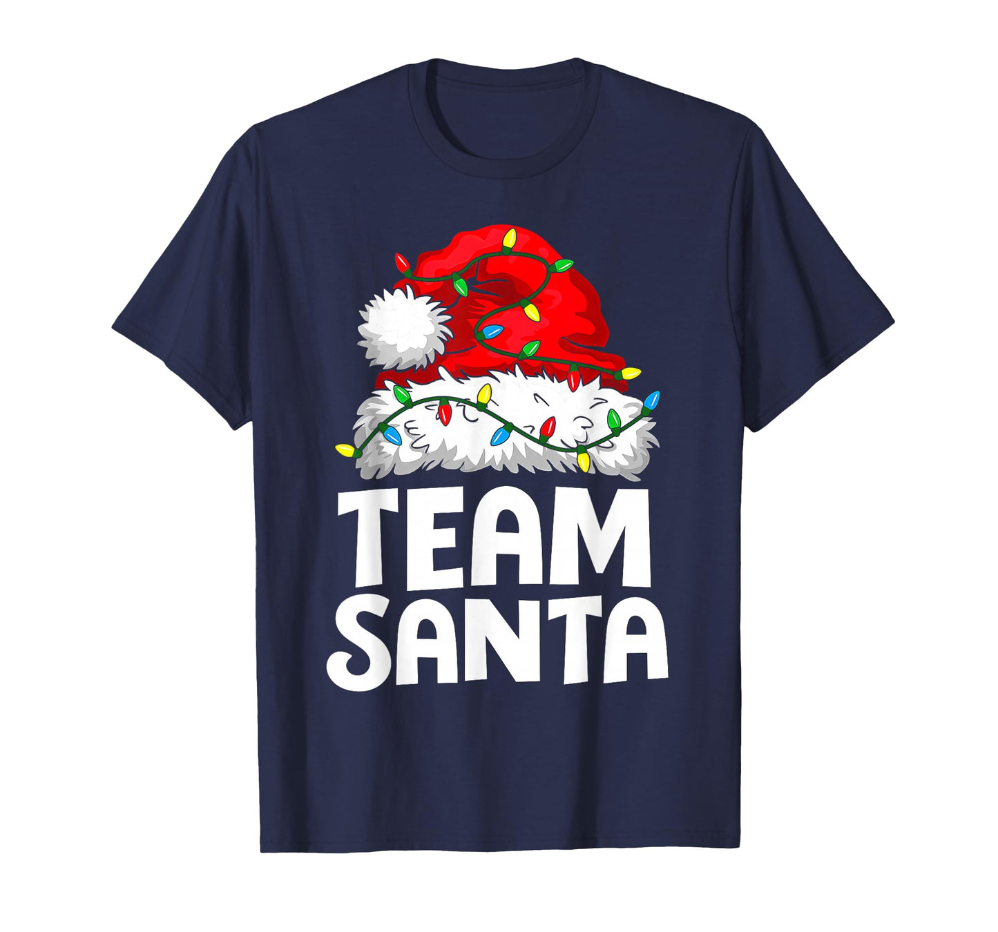 Team Santa Claus Christmas Family Matching Xmas Pajamas T-Shirt