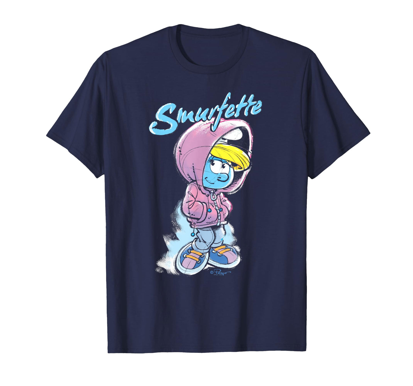 The Smurfs Urban Modern Smurfette Cool Cartoon T-Shirt