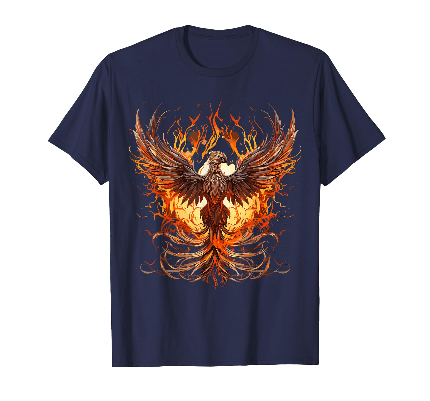 Phoenix Rising From Ashes Resurrection Rebirth New Beginning T-Shirt