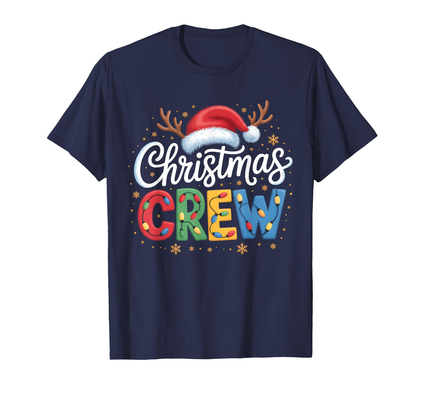 Christmas Crew Matching Family Xmas Party Men Women Kids T-Shirt