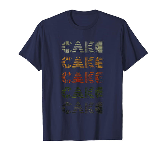 Love Heart Cake Tee Grunge Vintage Style Black Cake T-Shirt