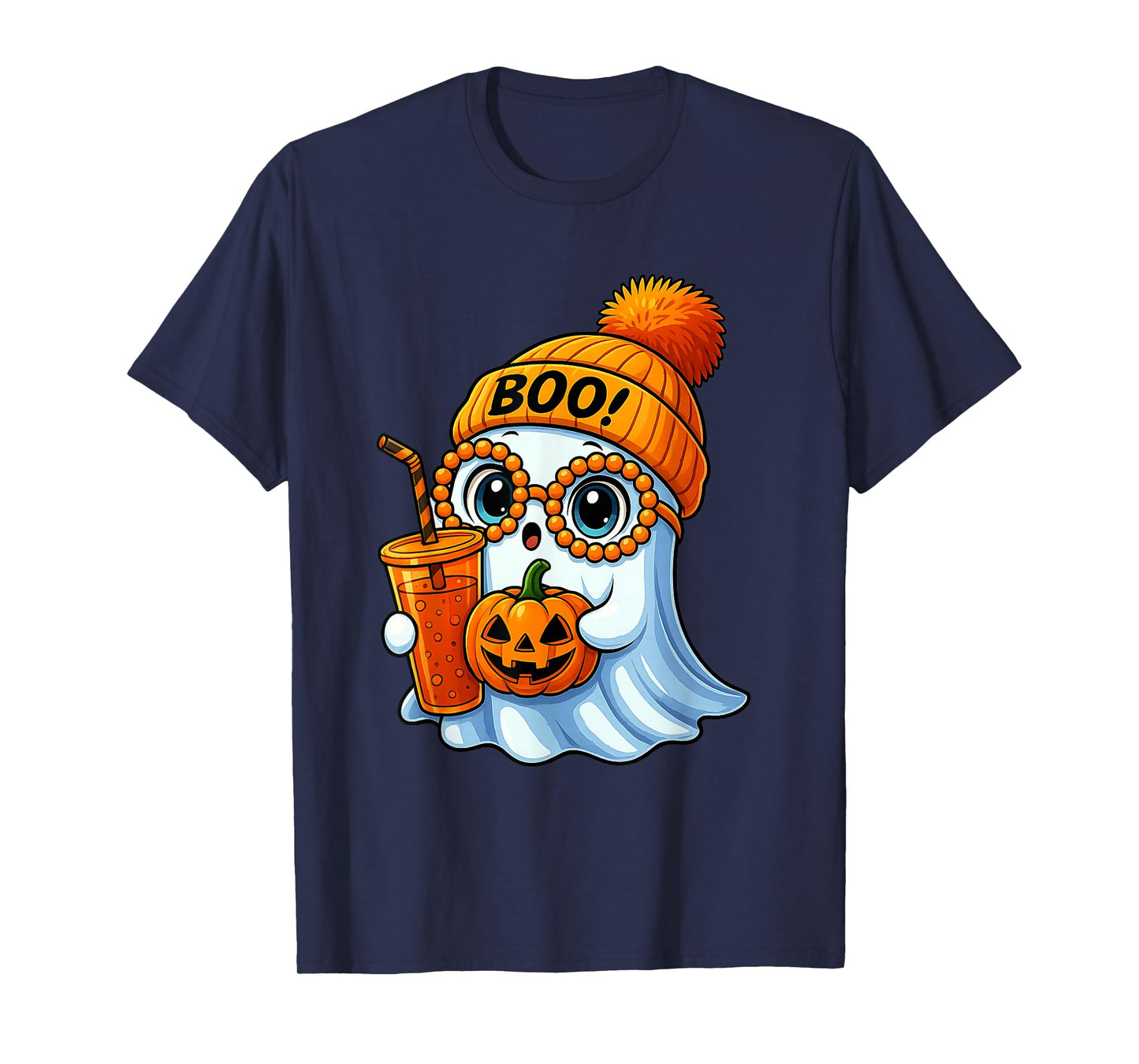 Boo Halloween Cute Boujee Ghost Halloween Costume Men Women T-Shirt