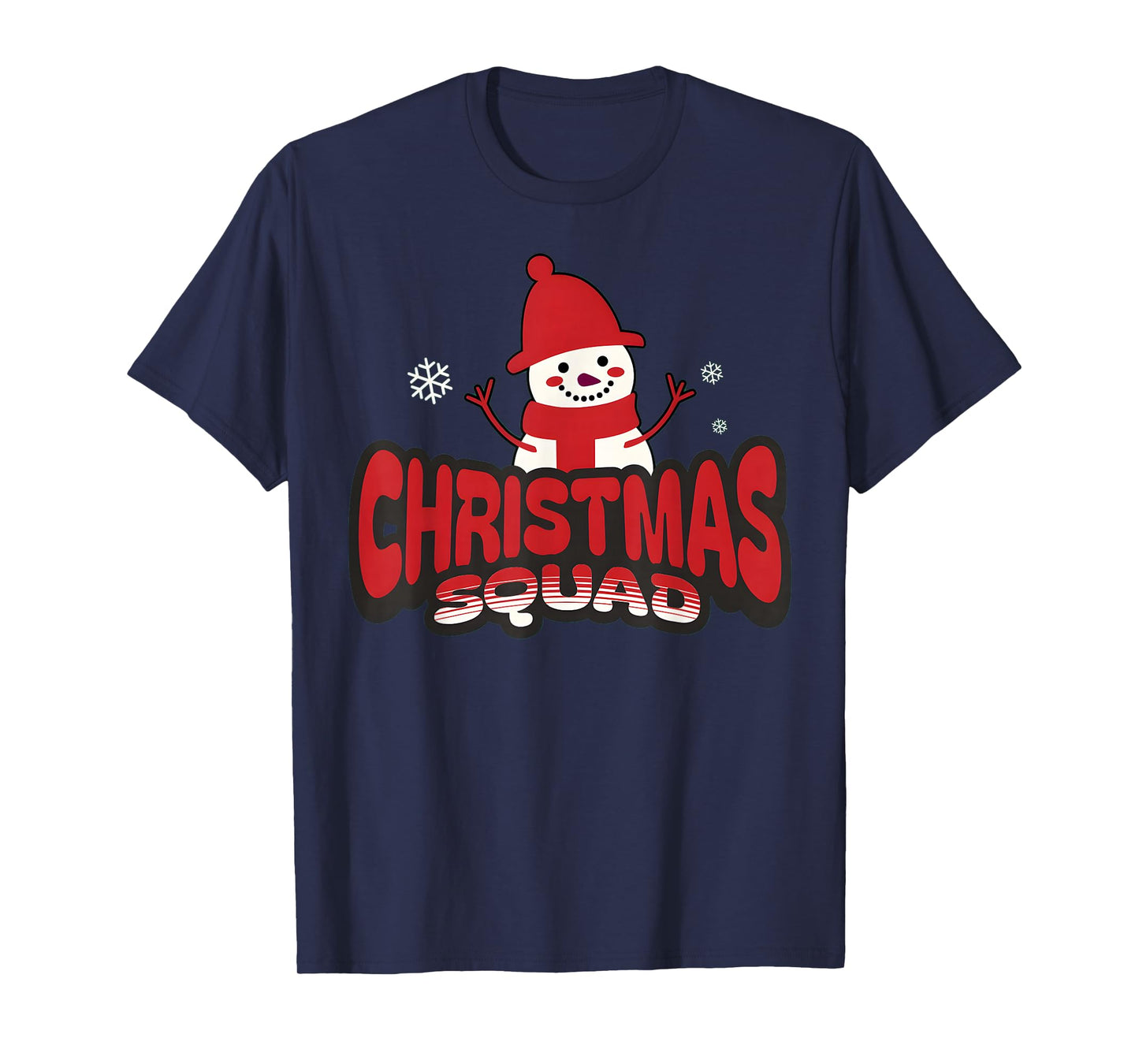 Santas-Favorite 2025 Xmas Love Christmas Squad Santa Group T-Shirt
