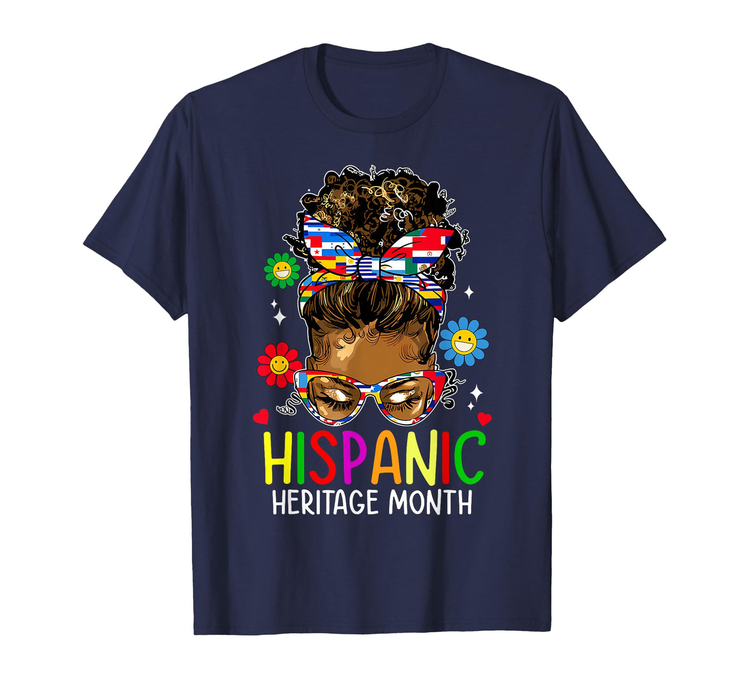 Hispanic Heritage Month Shirt Latin Teacher Women Girls Kids T-Shirt