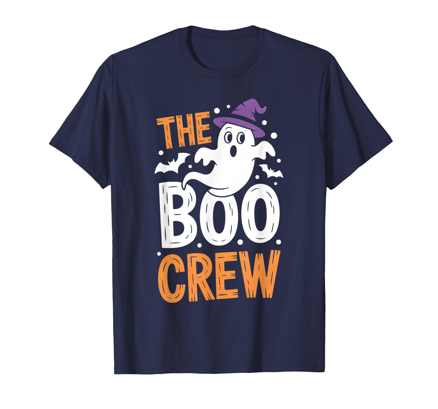 Halloween Ghost The Boo Crew Costume Matching Women Gifts T-Shirt