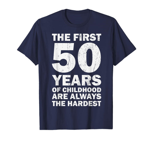 Vintage 50th Birthday Decorations Men Gag Funny 50 Birthday T-Shirt