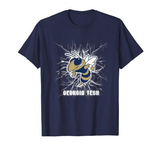 Georgia Tech Yellow Jackets 90's Lightning T-Shirt