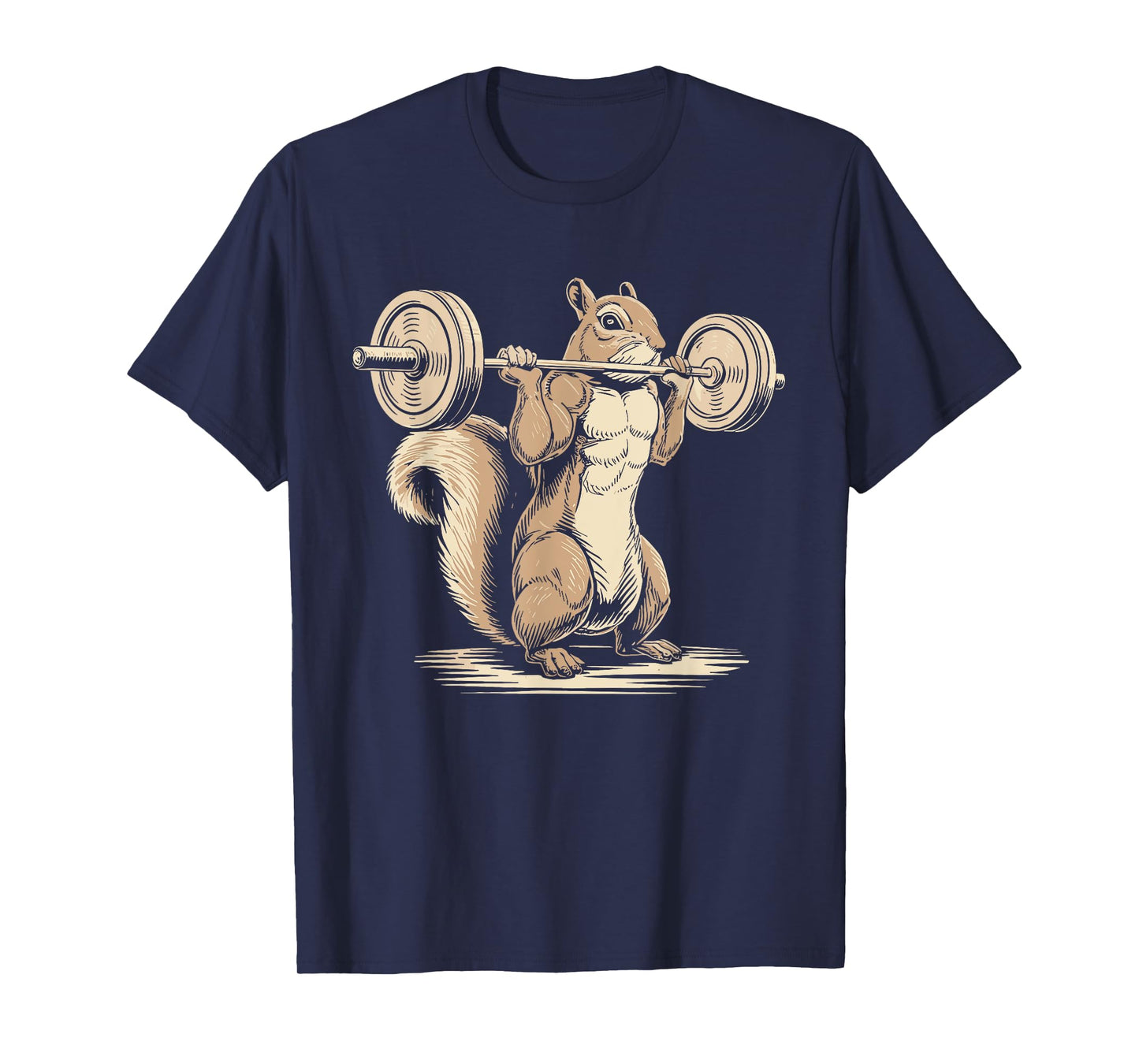 Funny Gym Squirrel Lovers Fitness Deadlift Squirrel T-Shirt